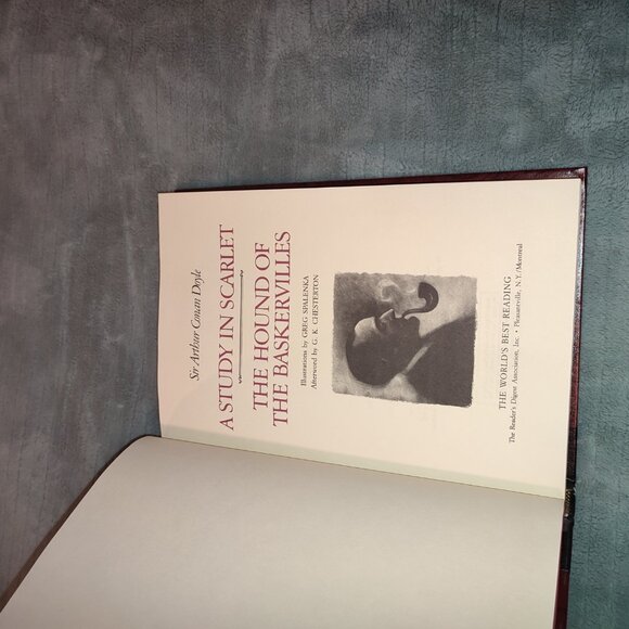 Book Deluxe Edition Sherlock Holmes A study in Scarlet Hound Baskervilles - Picture 4 of 9